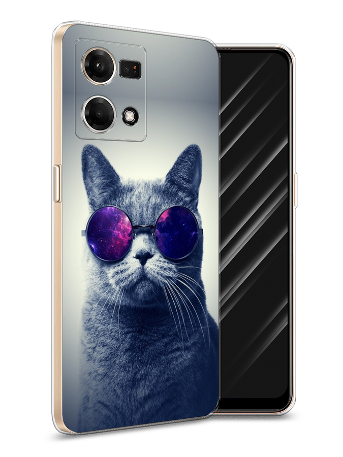 

Чехол Awog на Oppo Reno 8 4G "Космический кот", Красный, 2511450-1