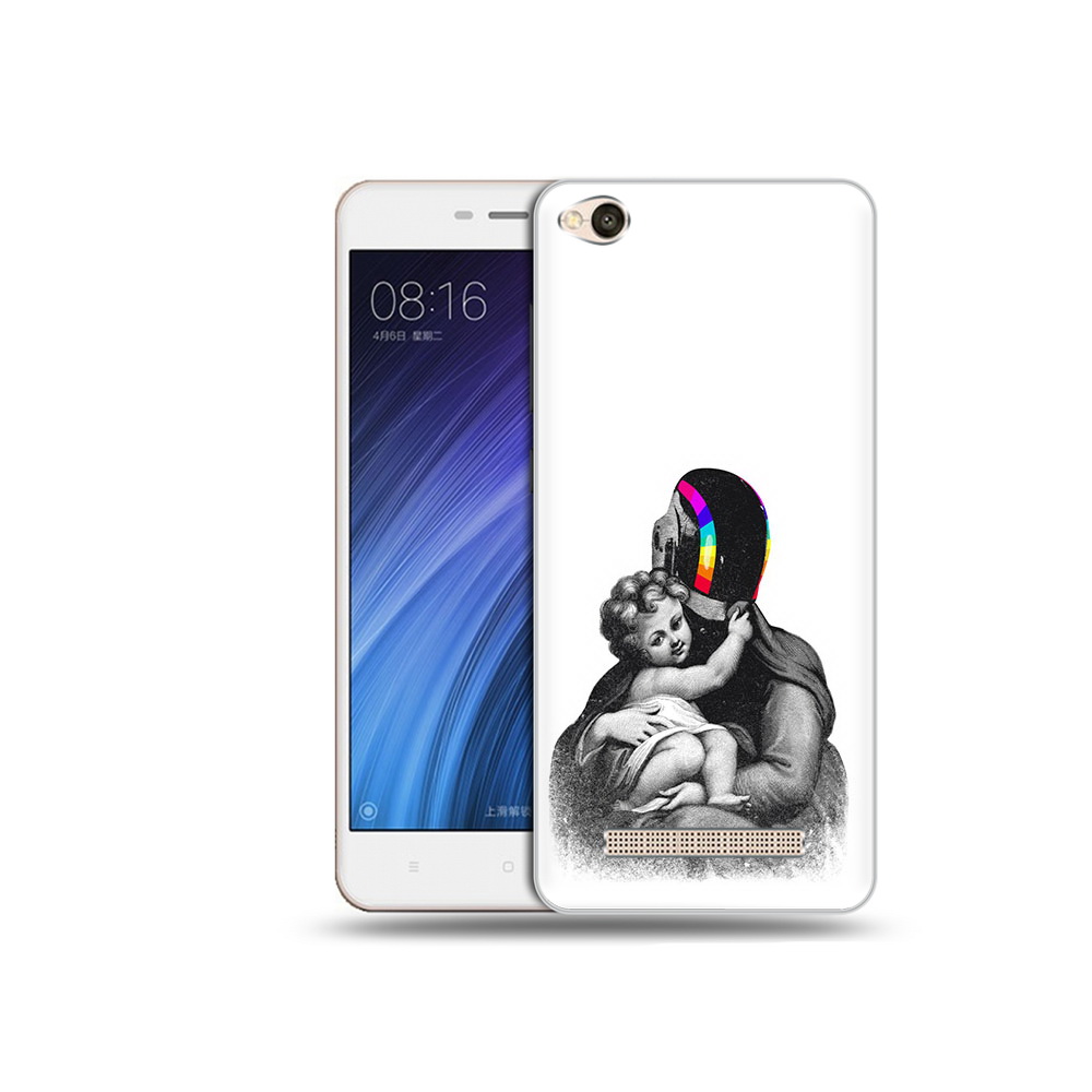 

Чехол MyPads Tocco для Xiaomi Redmi 4A защитник в шлеме (PT46130.318.350), Прозрачный, Tocco