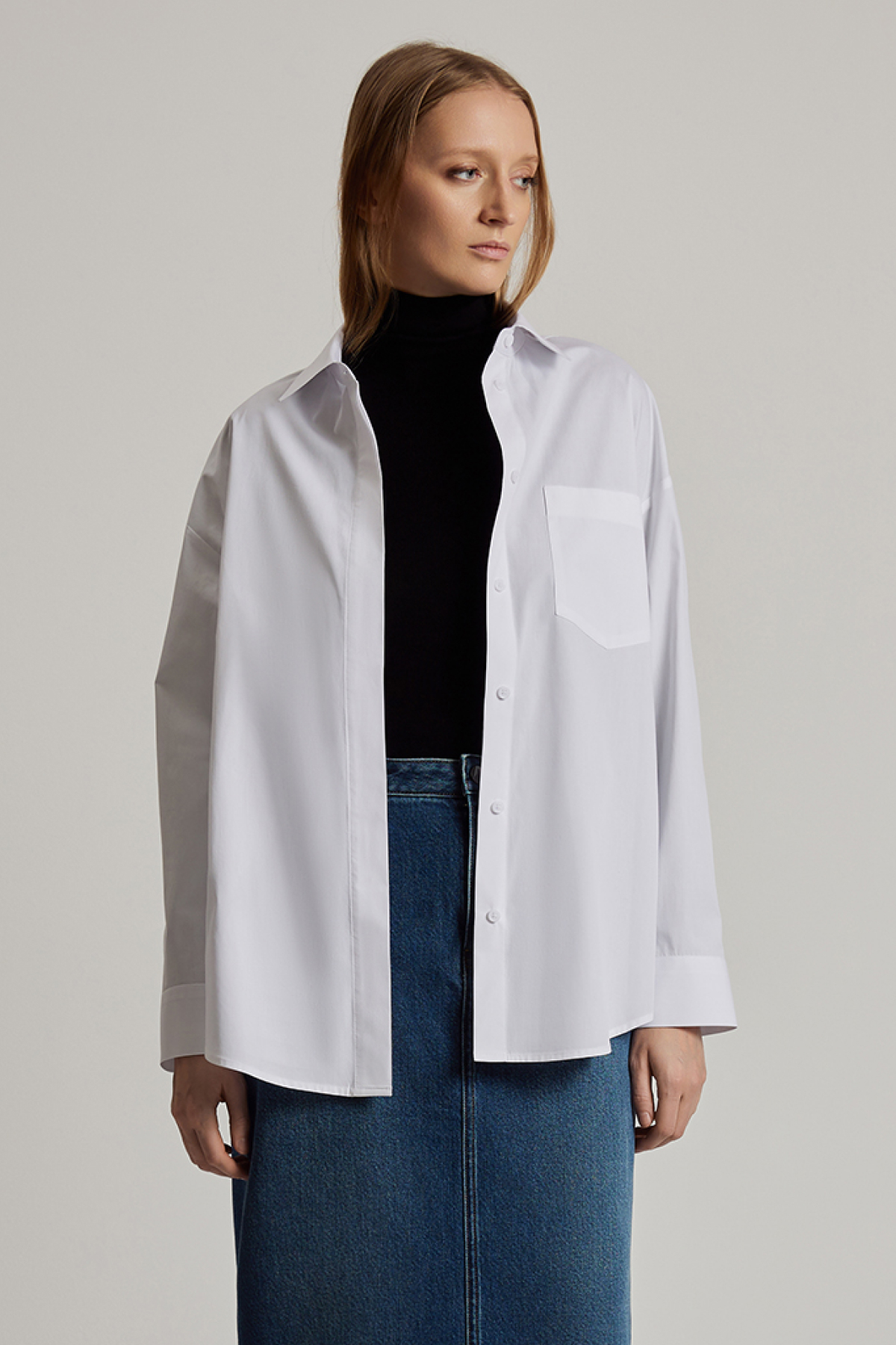 

Блуза женская VASSA CODE VP246027C00 белая XS, Белый, VP246027C00