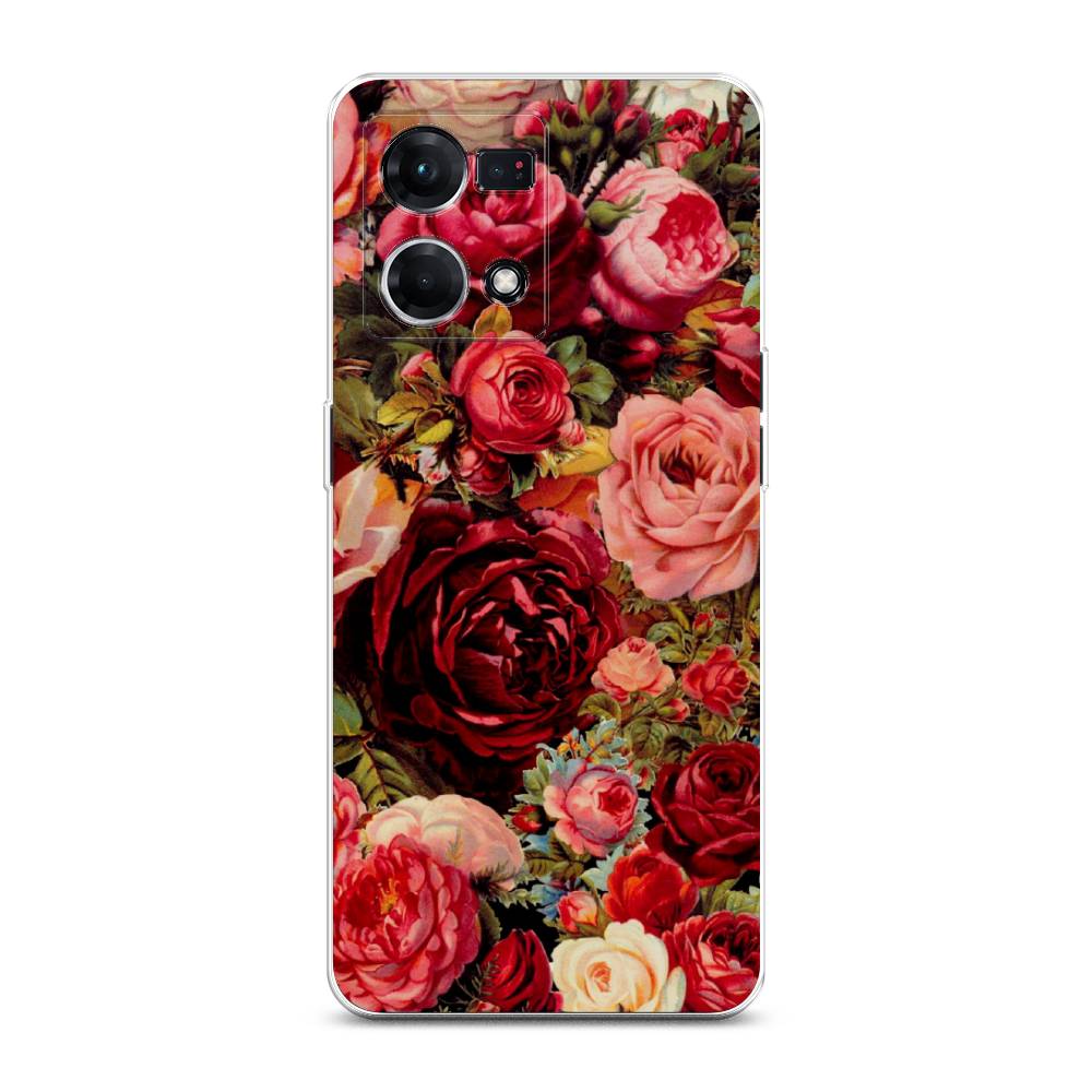 

Чехол Awog для Oppo Reno 8 4G "Розы винтажные", 2511450-8