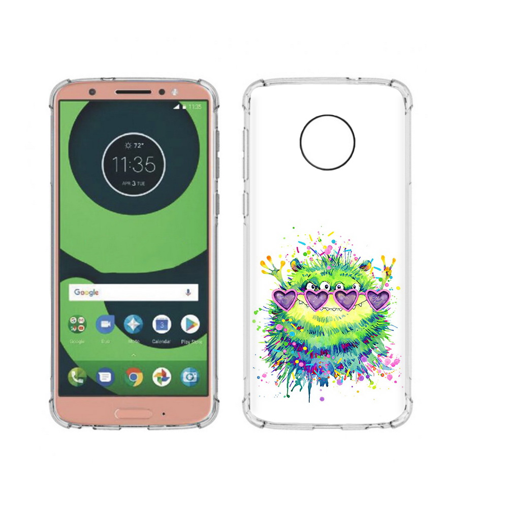 

Чехол MyPads Tocco для Motorola Moto G6 Пушистый персонаж (PT99805.376.142), Прозрачный, Tocco