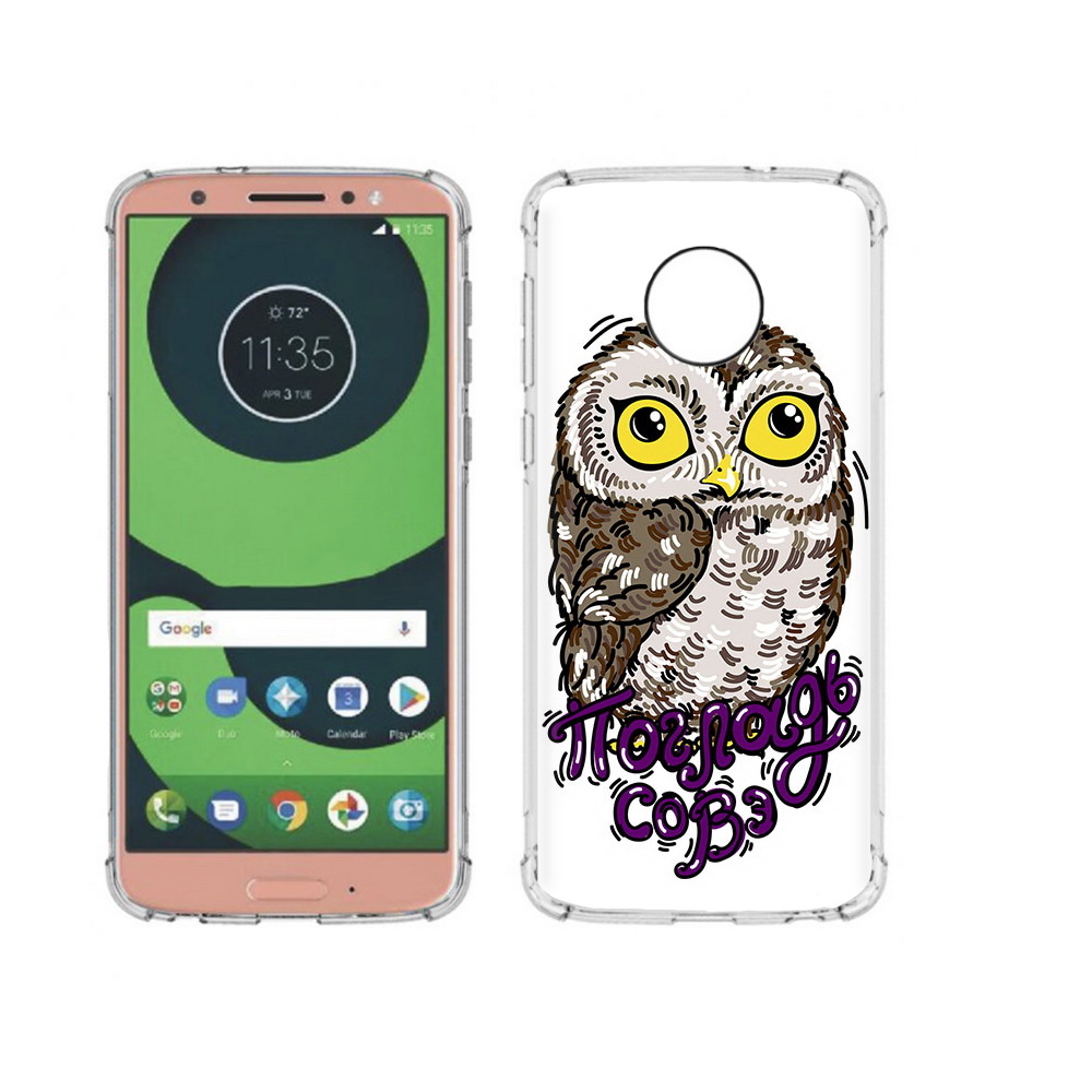 

Чехол MyPads Tocco для Motorola Moto G6 Погладь Совэ (PT99805.376.136), Прозрачный, Tocco