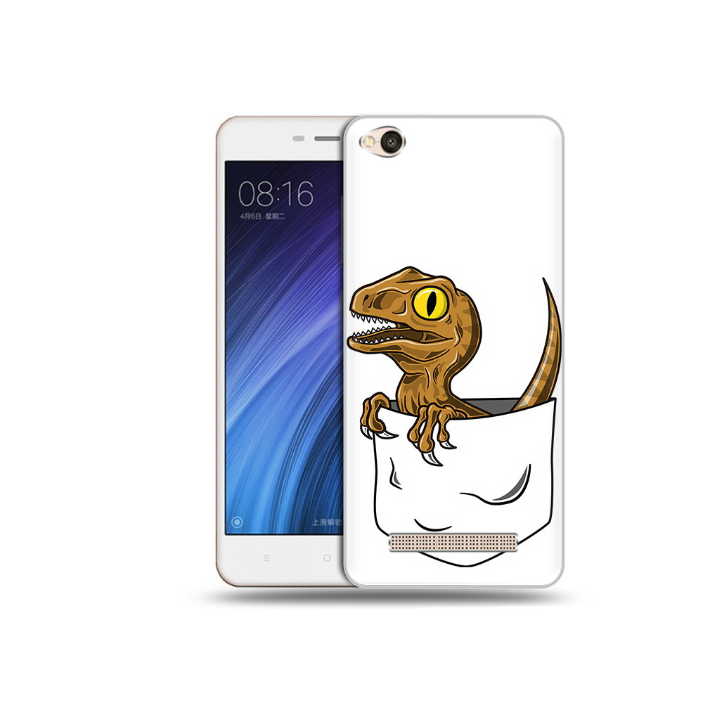 

Чехол MyPads Tocco для Xiaomi Redmi 4A динозавр в кармане (PT46130.318.327), Прозрачный, Tocco