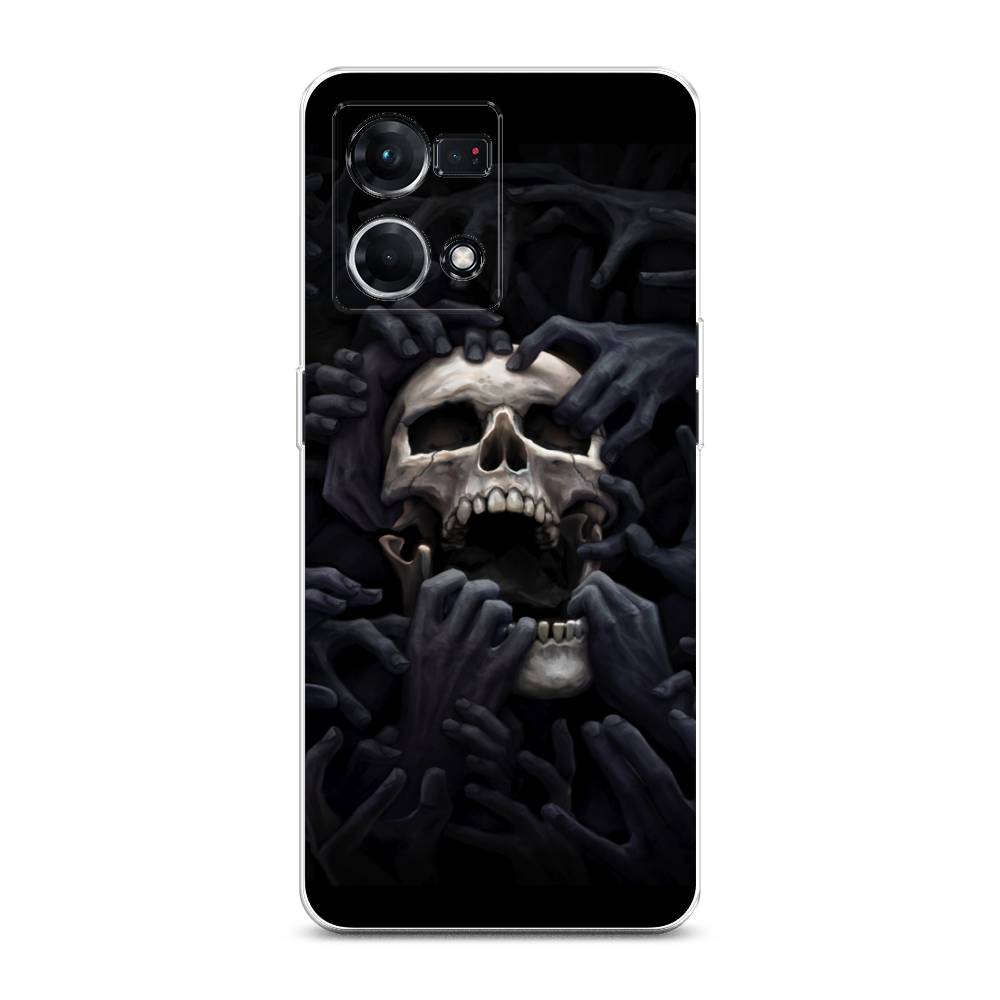 фото Чехол awog для oppo reno 8 4g "череп 29"