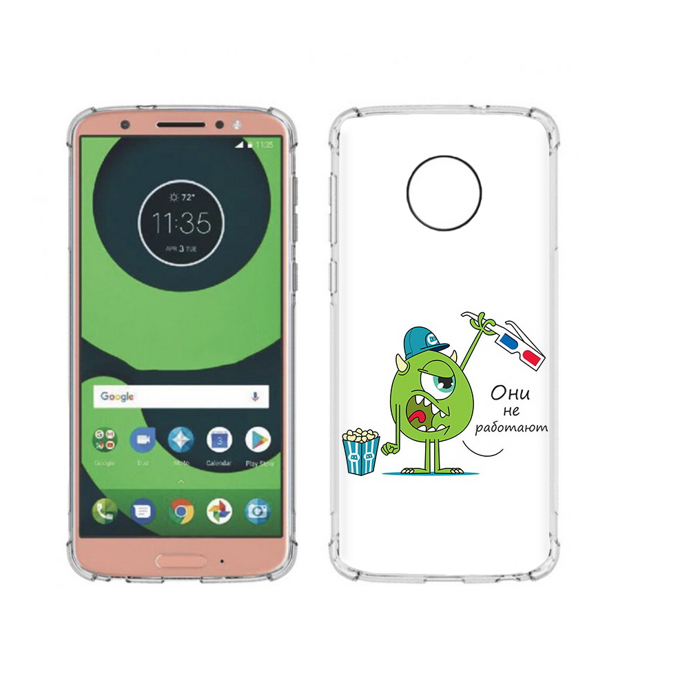 

Чехол MyPads Tocco для Motorola Moto G6 Очки не работают (PT99805.376.129), Прозрачный, Tocco
