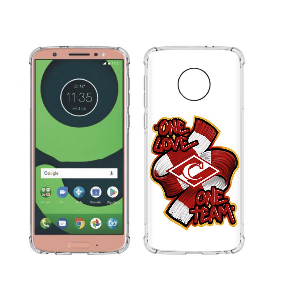 

Чехол MyPads Tocco для Motorola Moto G6 Одна любовь-Спартак (PT99805.376.126), Прозрачный, Tocco