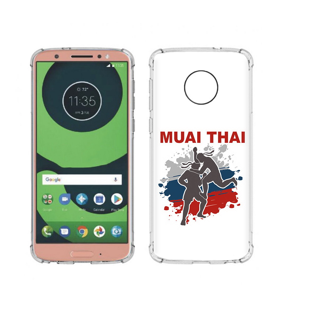 

Чехол MyPads Tocco для Motorola Moto G6 Муайтай (PT99805.376.123), Прозрачный, Tocco