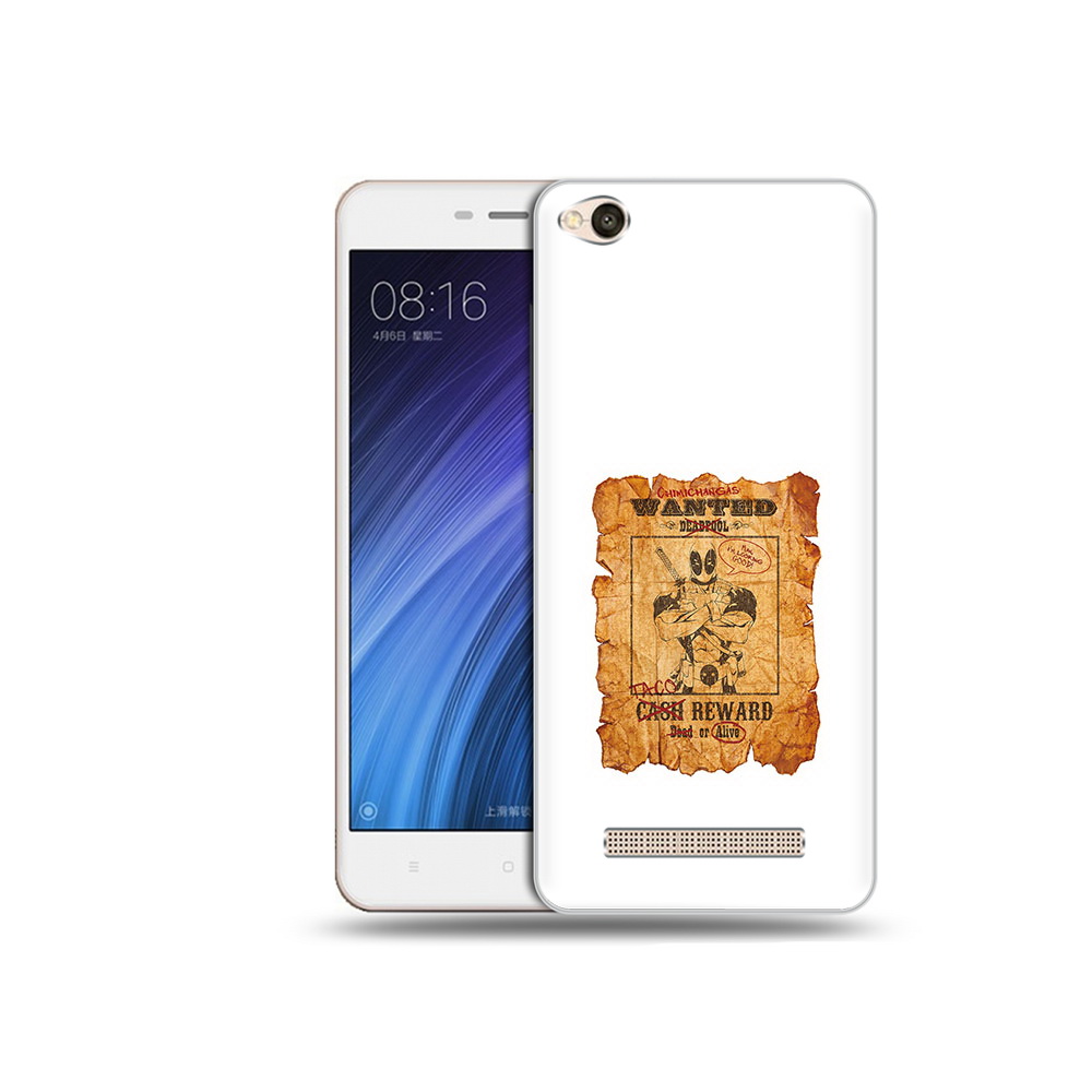 

Чехол MyPads Tocco для Xiaomi Redmi 4A дедпул (PT46130.318.317), Прозрачный, Tocco