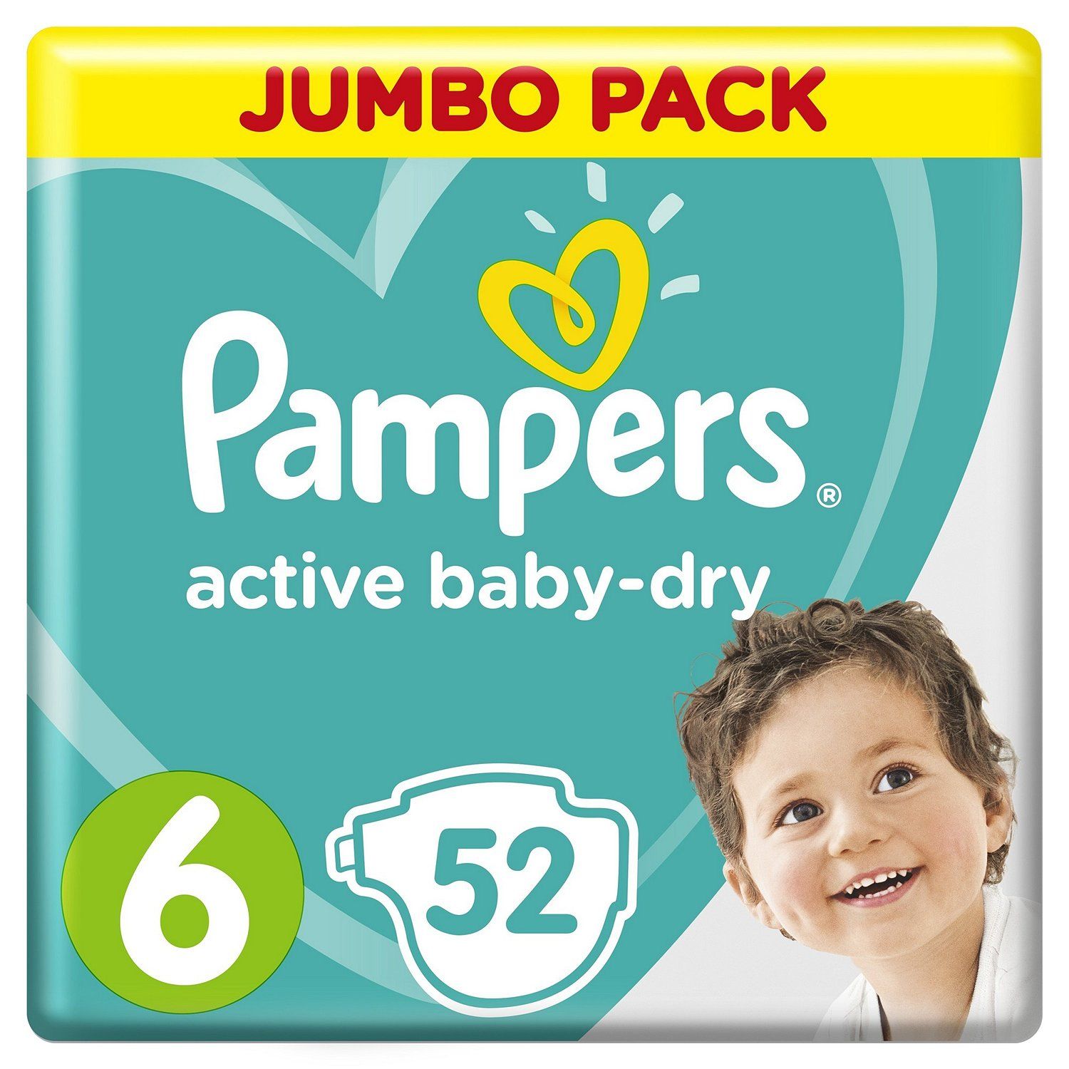 

Подгузники Pampers Active Baby-Dry 6 (13-18 кг) 52 шт
