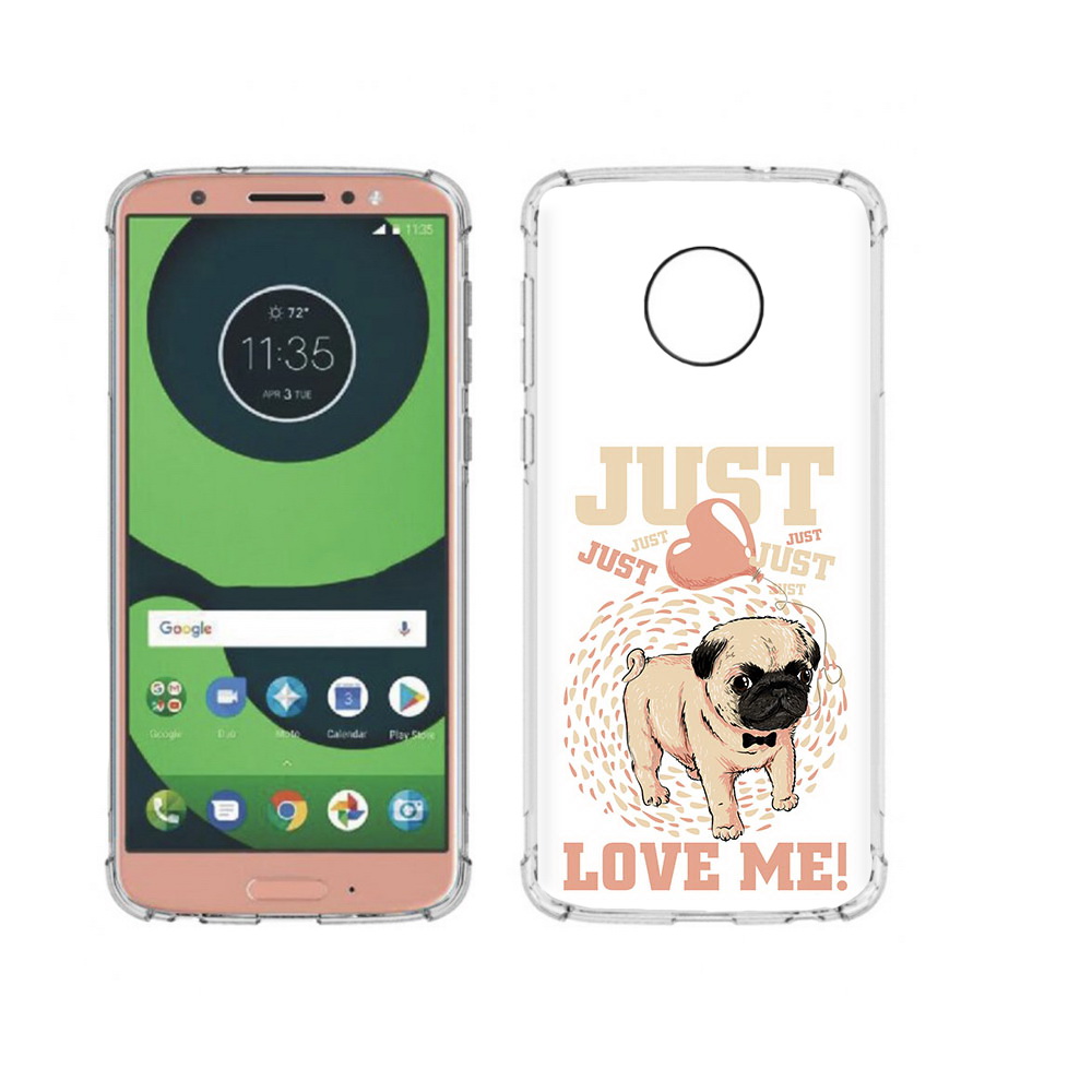 

Чехол MyPads Tocco для Motorola Moto G6 Люби меня (PT99805.376.109), Прозрачный, Tocco