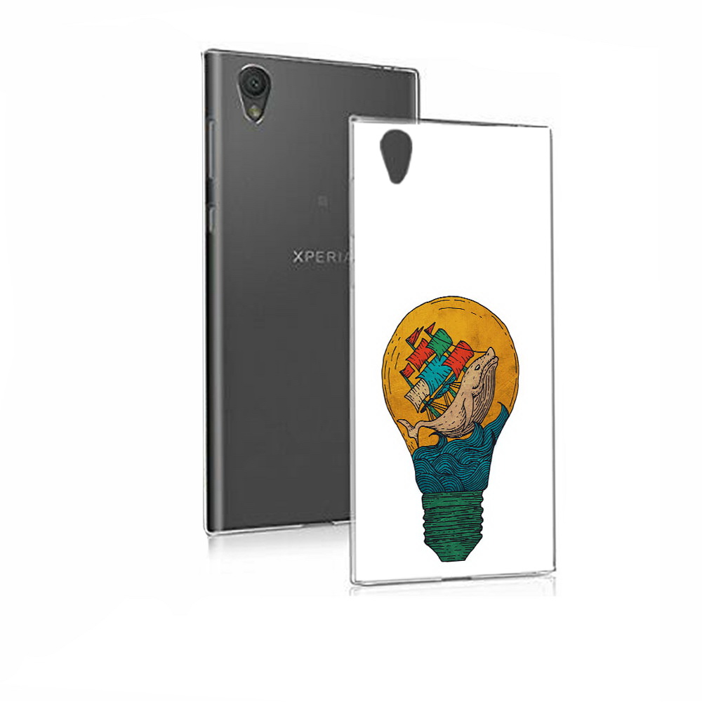 

Чехол MyPads Tocco для Sony Xperia E5 кит в лампочке с парусами (PT50363.248.387), Прозрачный, Tocco