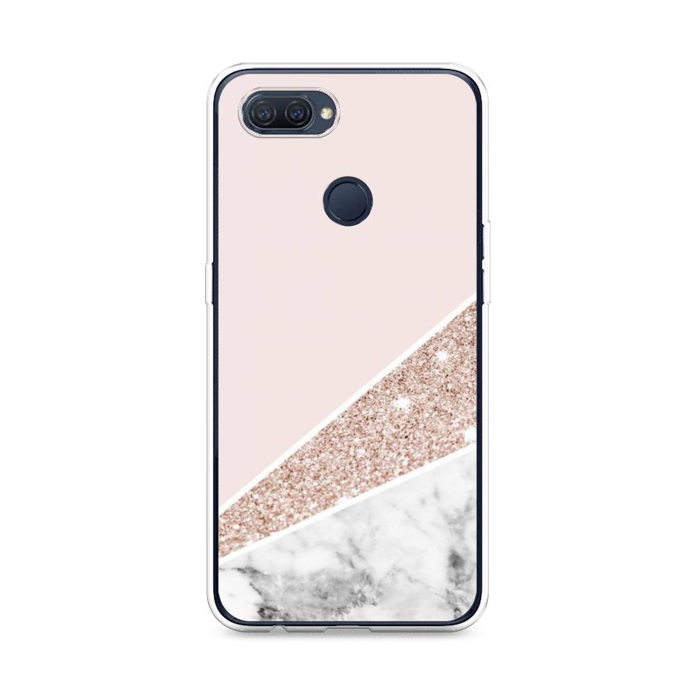 

Чехол для Oppo A12 "Блестящий розовый мрамор", 253450-3