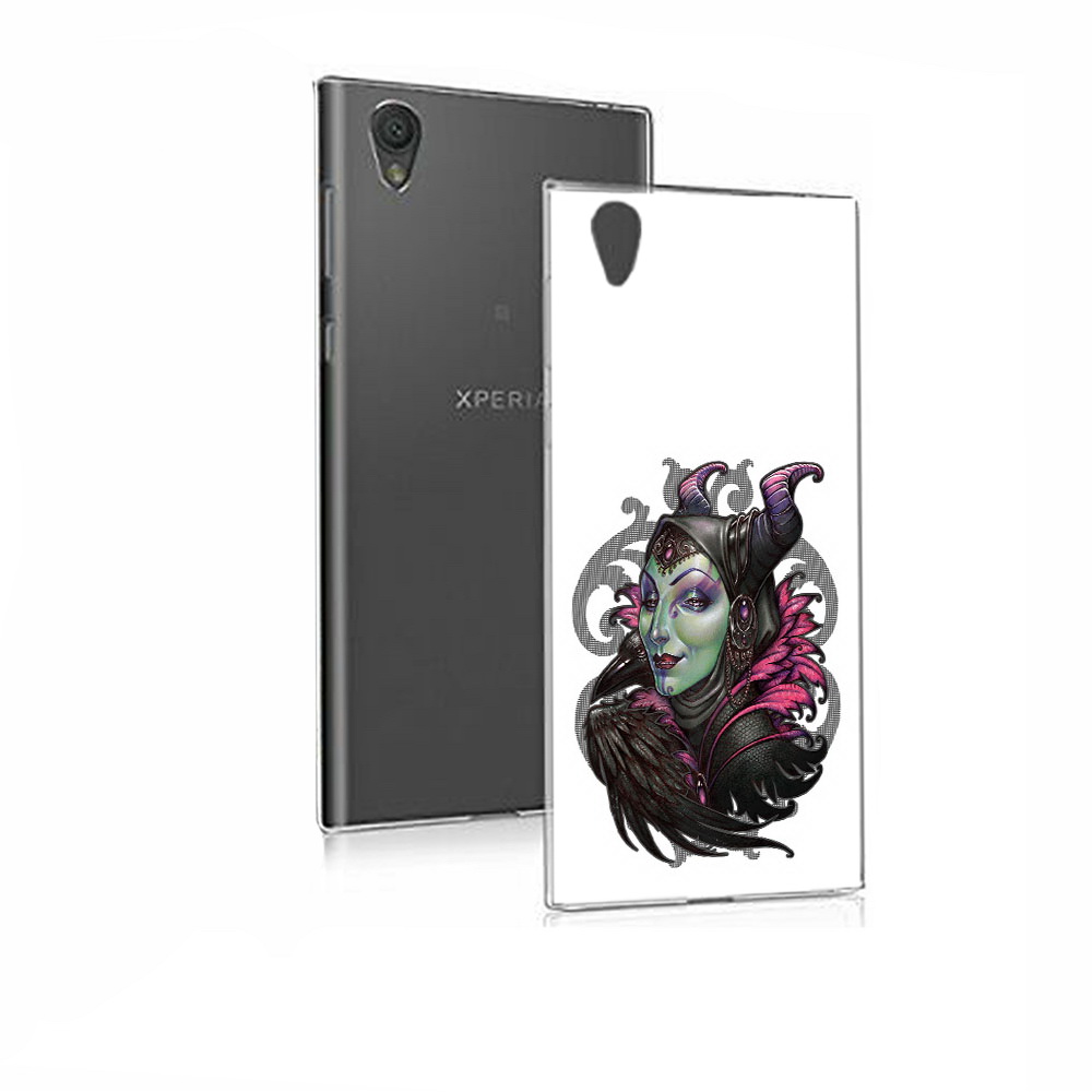 

Чехол MyPads Tocco для Sony Xperia E5 зеленая девушка с вороном (PT50363.248.357), Прозрачный, Tocco