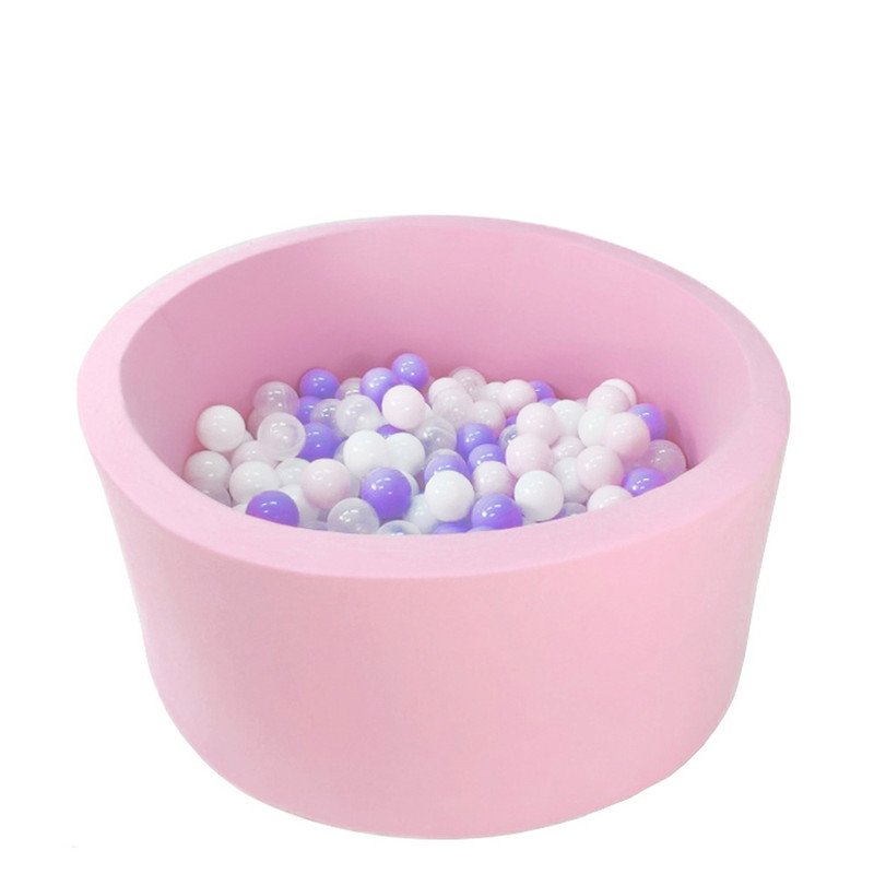 фото Сухой бассейн hotenok сладости светло-розовый 80х33 см +150 шариков