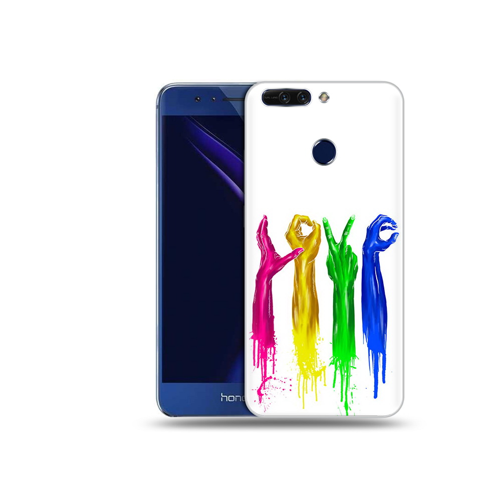 

Чехол MyPads Tocco для Honor 8 Pro яркие руки love (PT66177.42.707), Tocco