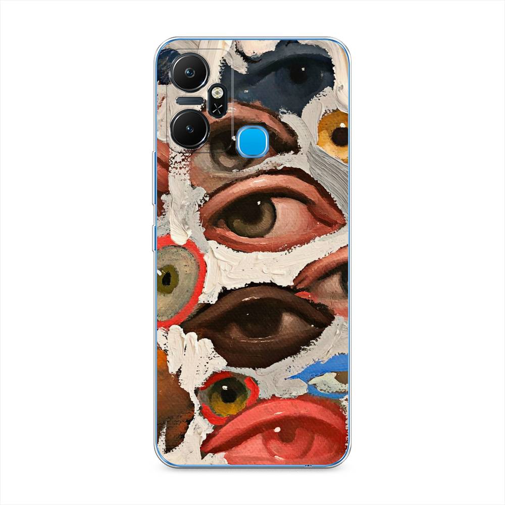 

Чехол Awog "Глаза масляная живопись" на Infinix Smart 6 Plus / Инфиникс Смарт 6 Плюс, Серый;бежевый;красный, 3102350-7