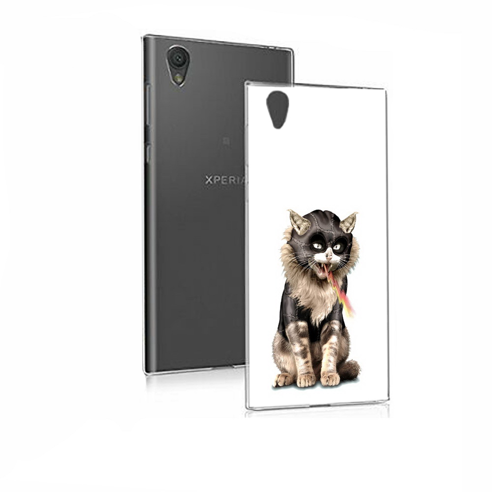 

Чехол MyPads Tocco для Sony Xperia E5 дьяволский кот (PT50363.248.341), Прозрачный, Tocco