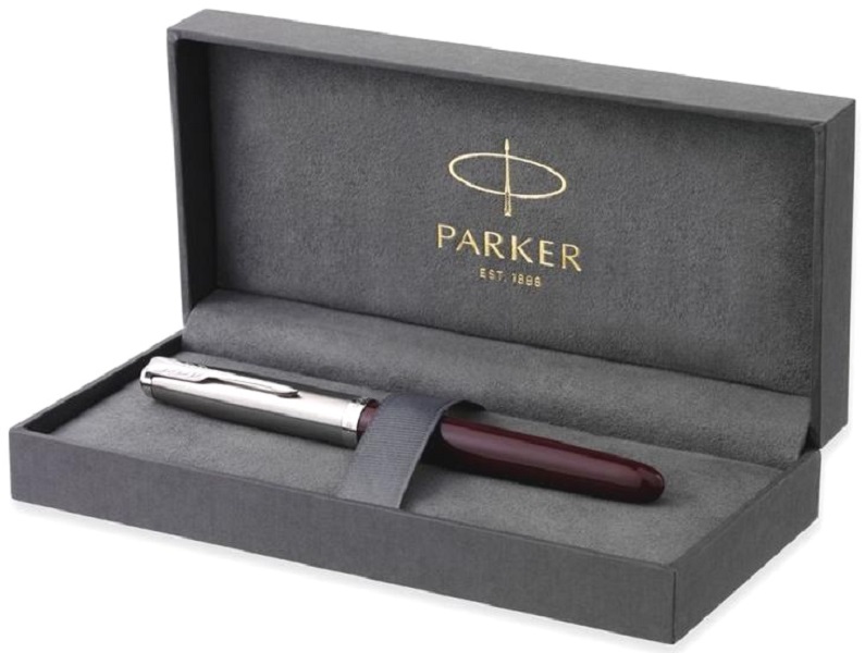 

Перьевая ручка Parker 51 CORE BURGUNDY CT перо: F цвет black, Перьевая ручка Parker 51 CORE BURGUNDY CT, перо: F, цвет чернил: black, в подарочной упаковке.