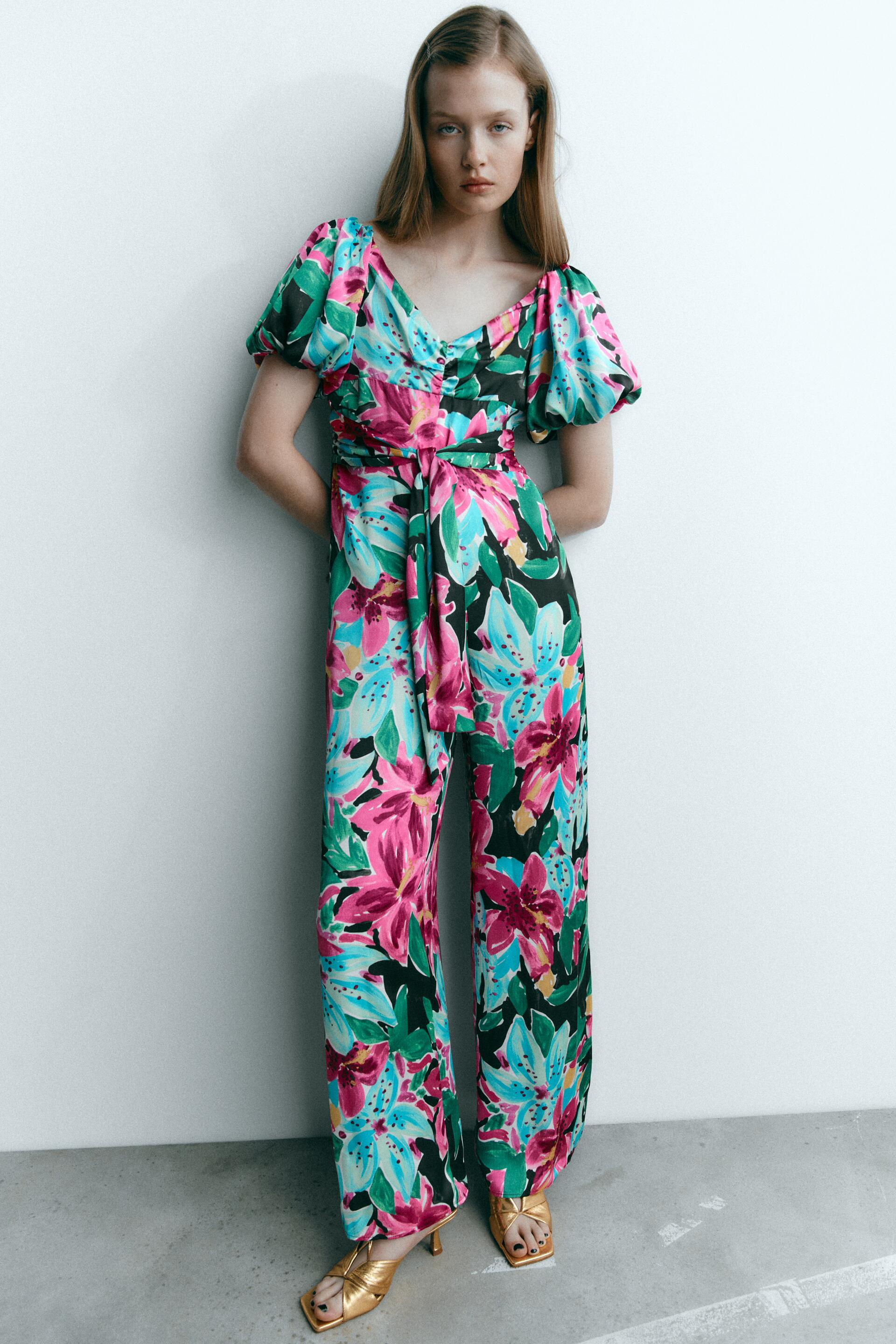

Комбинезон женский ZARA 02492153 разноцветный M (доставка из-за рубежа), 02492153