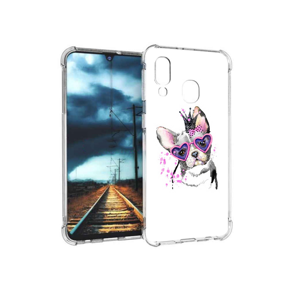 

Чехол MyPads Tocco для Samsung Galaxy A40 принцесса (PT128655.504.558), Прозрачный, Tocco