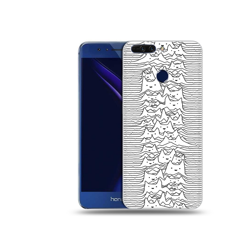 

Чехол MyPads Tocco для Honor 8 Pro черно белые коты 3D (PT66177.42.682), Tocco