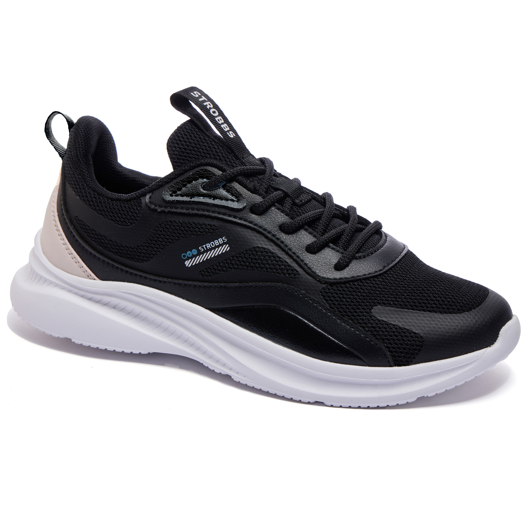 

Кроссовки женские Strobbs F7332-3 черные 38 RU, Черный, F7332-3