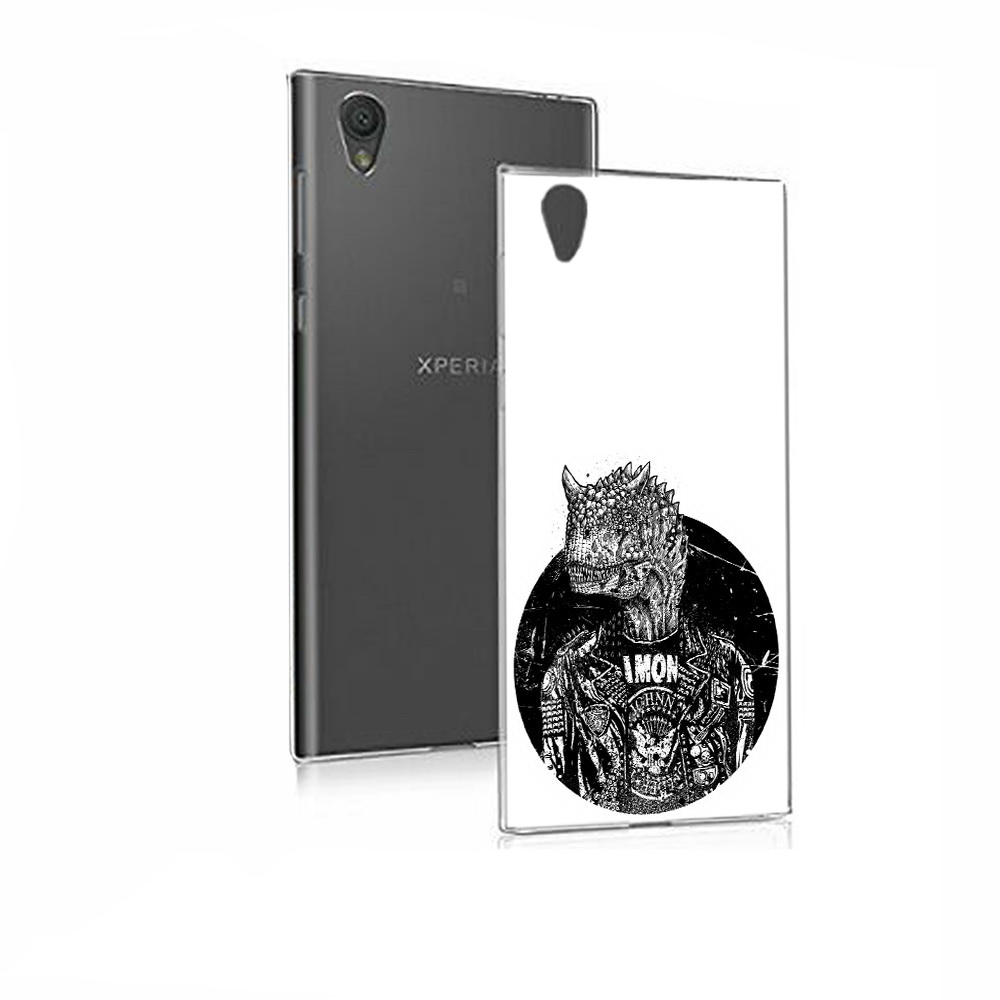 

Чехол MyPads Tocco для Sony Xperia E5 динозавр в куртке (PT50363.248.328), Прозрачный, Tocco