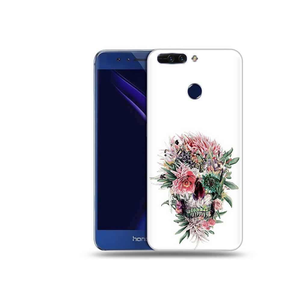 

Чехол MyPads Tocco для Honor 8 Pro череп из цветов (PT66177.42.677), Tocco