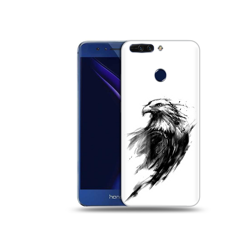 

Чехол MyPads Tocco для Honor 8 Pro чб птица (PT66177.42.670), Tocco