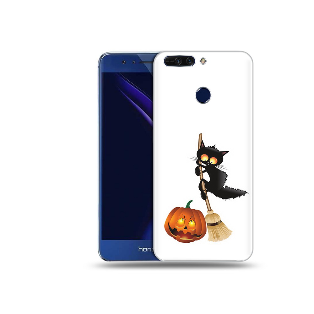 

Чехол MyPads Tocco для Honor 8 Pro хэлуинский котик (PT66177.42.667), Tocco
