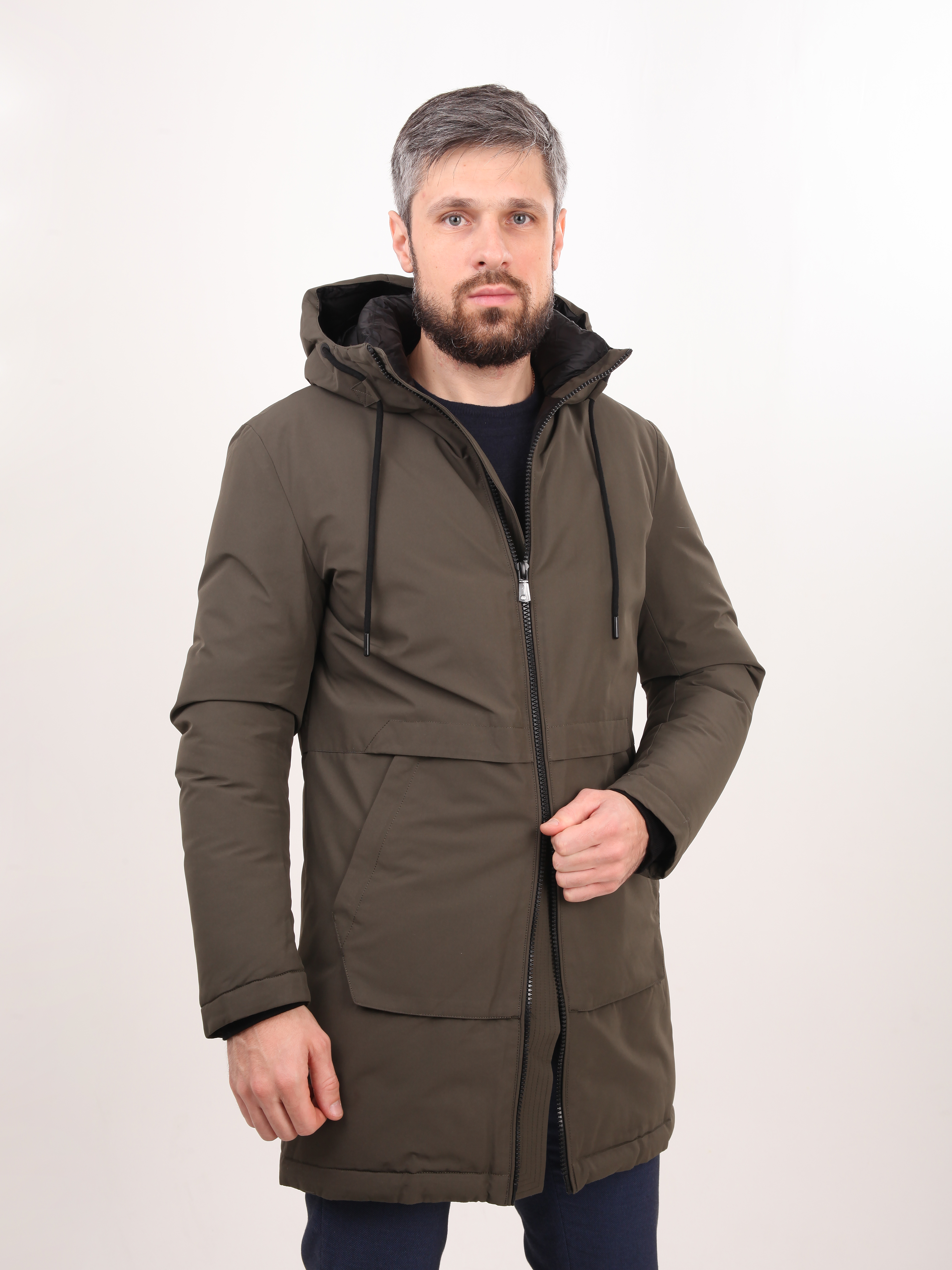 

Куртка мужская LABIALI 21AW699M зеленая S, 21AW699M
