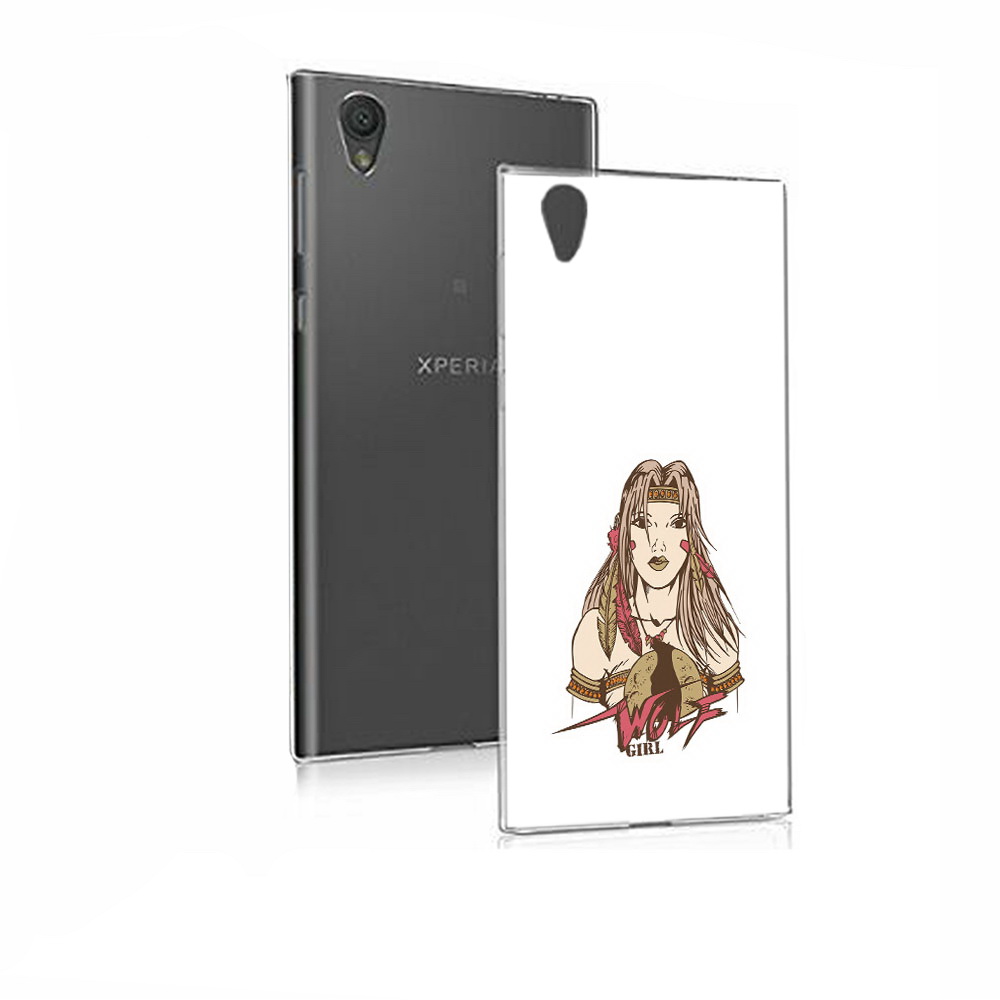 

Чехол MyPads Tocco для Sony Xperia E5 девушка волк (PT50363.248.306), Прозрачный, Tocco