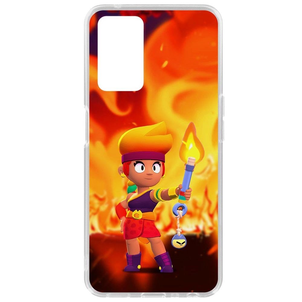 

Чехол-накладка Brawl Stars-Амбер для Oppo A96, Прозрачный