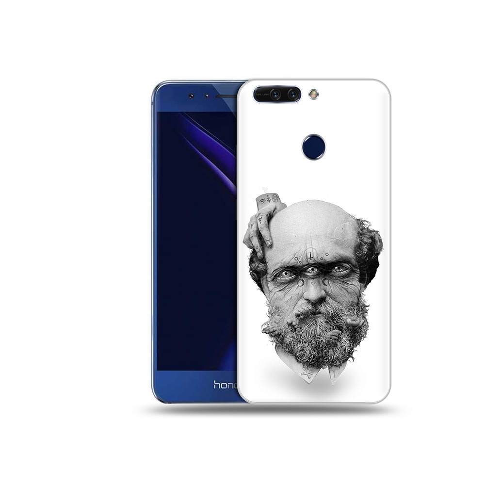 

Чехол MyPads Tocco для Honor 8 Pro страшный бородатый мужчина абстракция (PT66177.42.630), Tocco