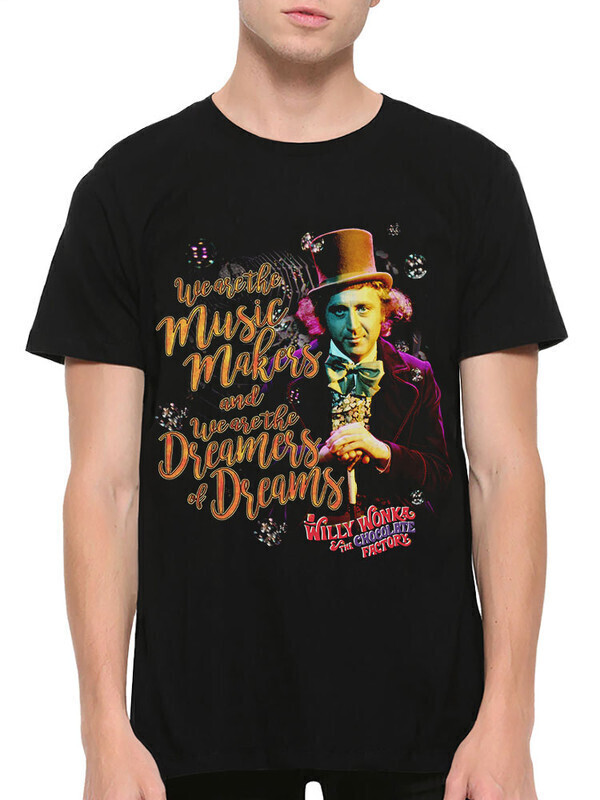 

Футболка мужская Dream Shirts Вилли Вонка 50008232 черная L, Вилли Вонка 50008232