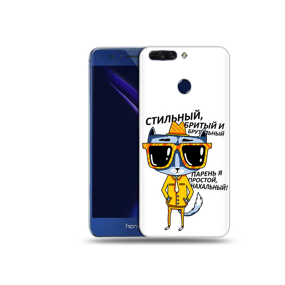 

Чехол MyPads Tocco для Honor 8 Pro стильный кот (PT66177.42.625), Tocco