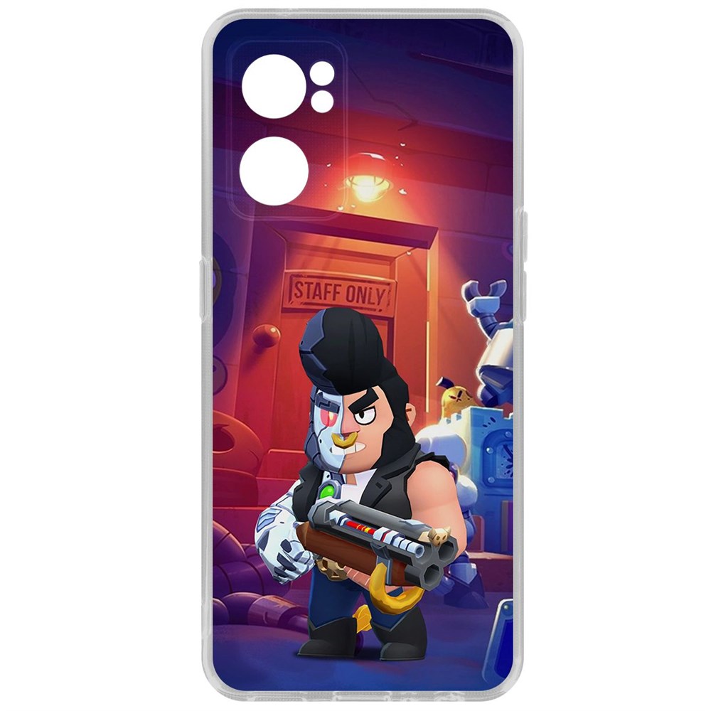 

Чехол-накладка Brawl Stars-Б-800 для Oppo Reno7 5G, Прозрачный