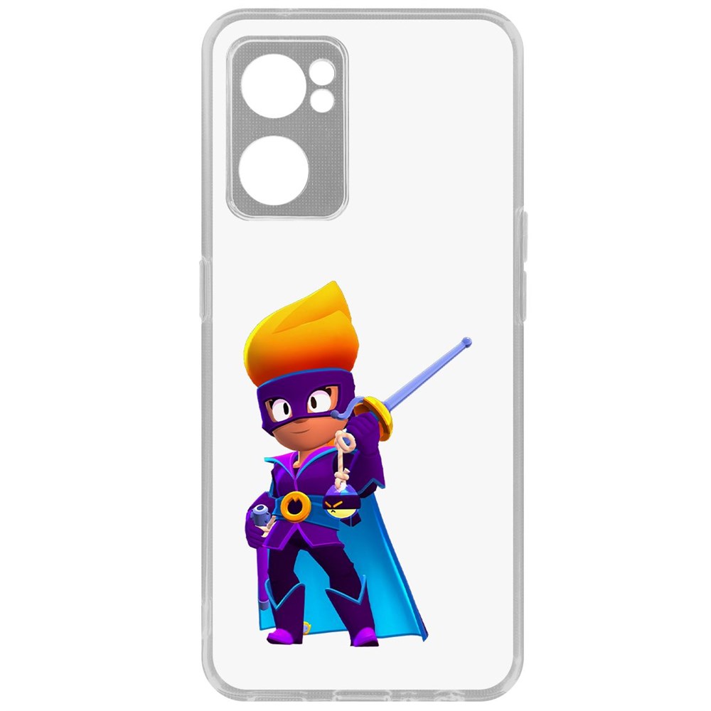 

Чехол-накладка Brawl Stars-Амбер де Ла Вега для Oppo Reno7 5G, Прозрачный