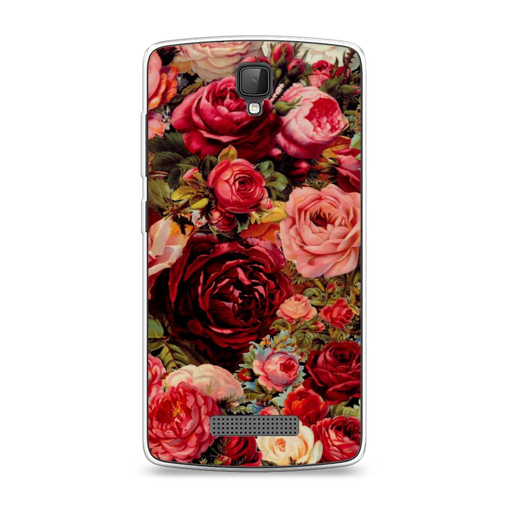 

Чехол Awog на ZTE Blade L5 (L5 Plus) / ЗТЕ Блэйд L5 (L5 Plus) "Розы винтажные", 130350-8