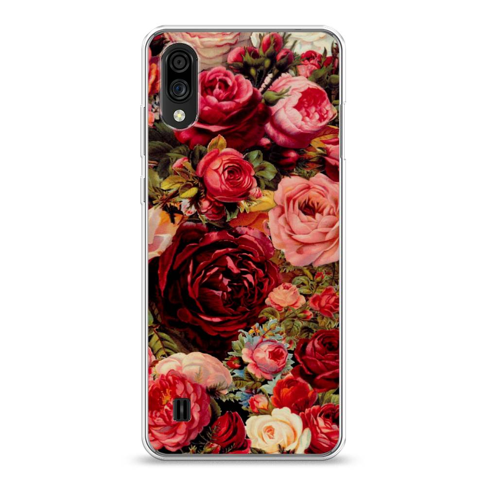 

Чехол Awog на ZTE Blade A5 (2020) / ЗТЕ Блэйд A5 (2020) "Розы винтажные", 134950-8