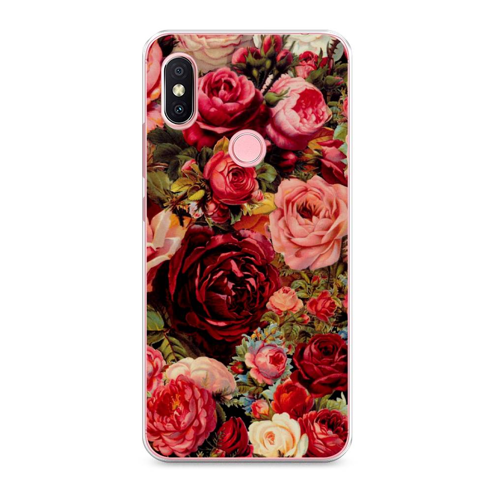 

Чехол Awog на Xiaomi Redmi S2 (Redmi Y2) "Розы винтажные", 33650-8