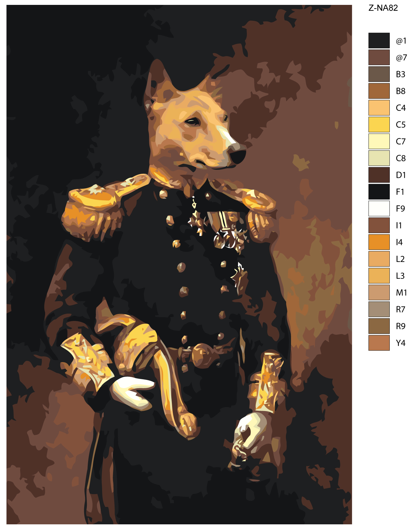 

Картина по номерам, Живопись по номерам, 60 x 90, Z-NA82, Z-NA82
