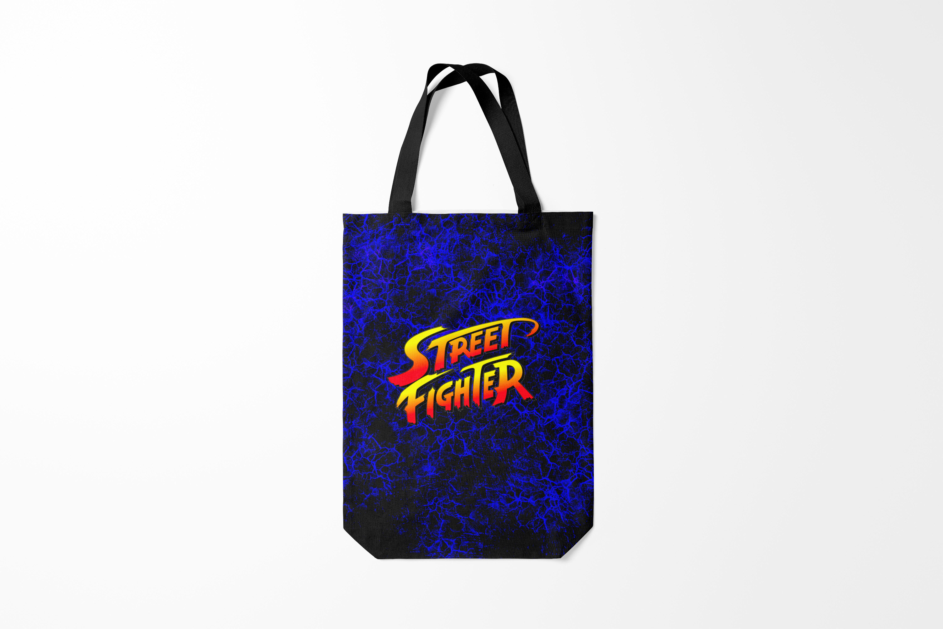 

Сумка шoппер унисекс Burnettie Street Fighter, синий, Street Fighter