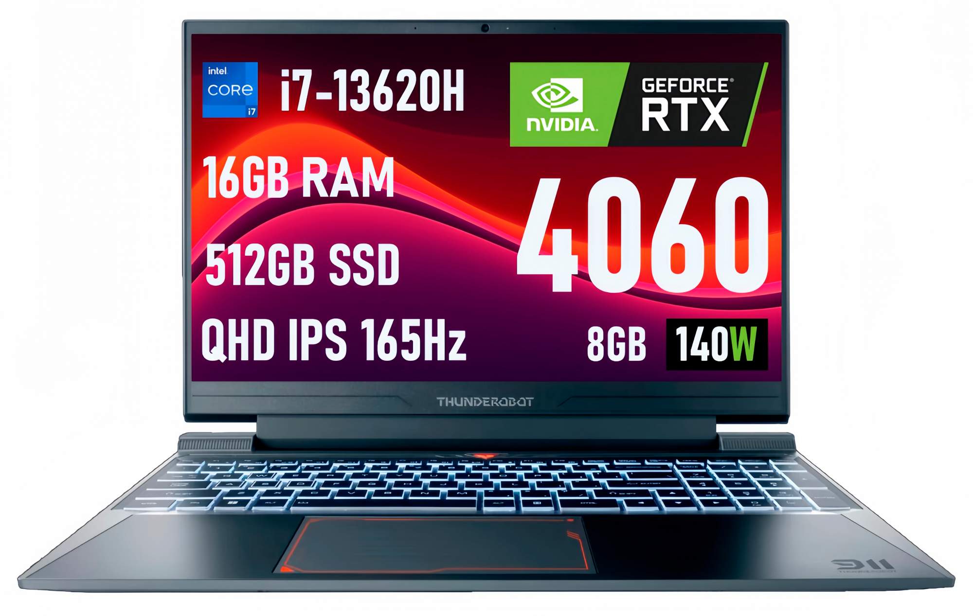 

Ноутбук Thunderobot 911X серый (i7136H406016G512GQ165HWG), 911X
