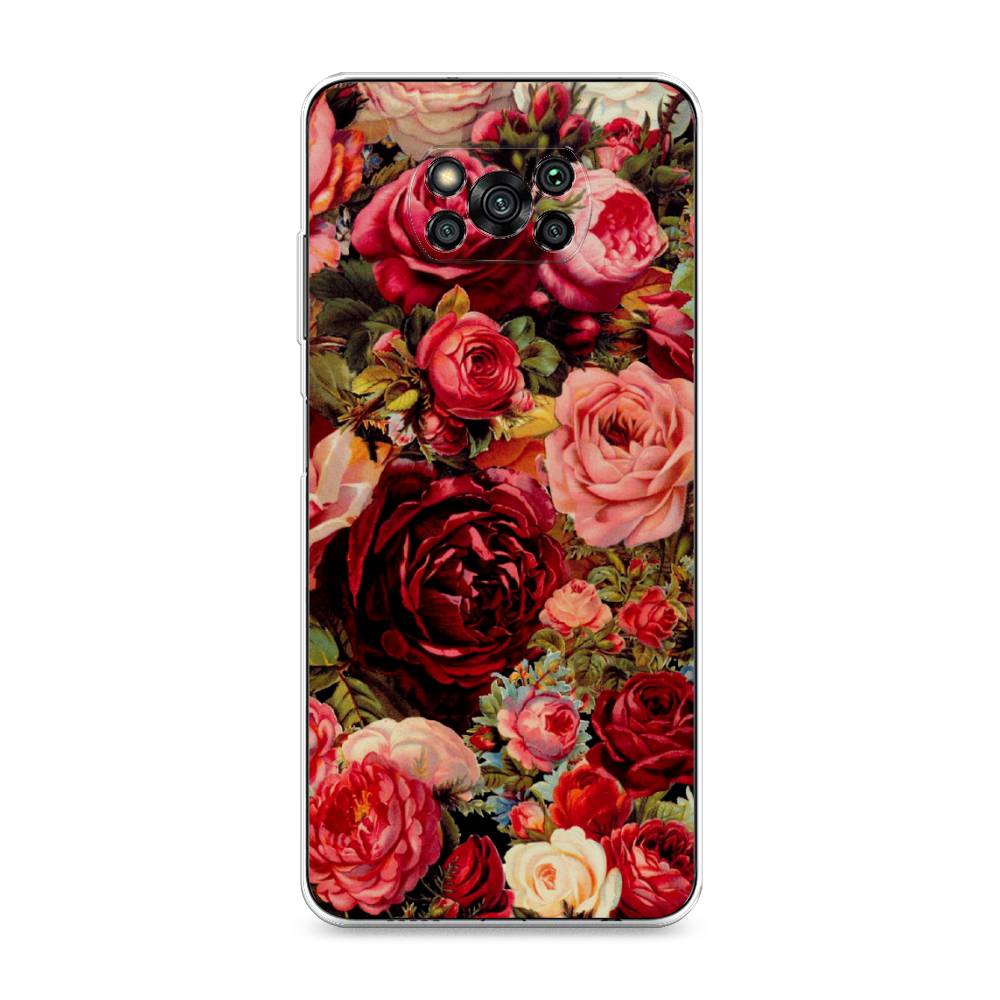 

Чехол Awog на Poco X3/X3 Pro "Розы винтажные", 310650-8