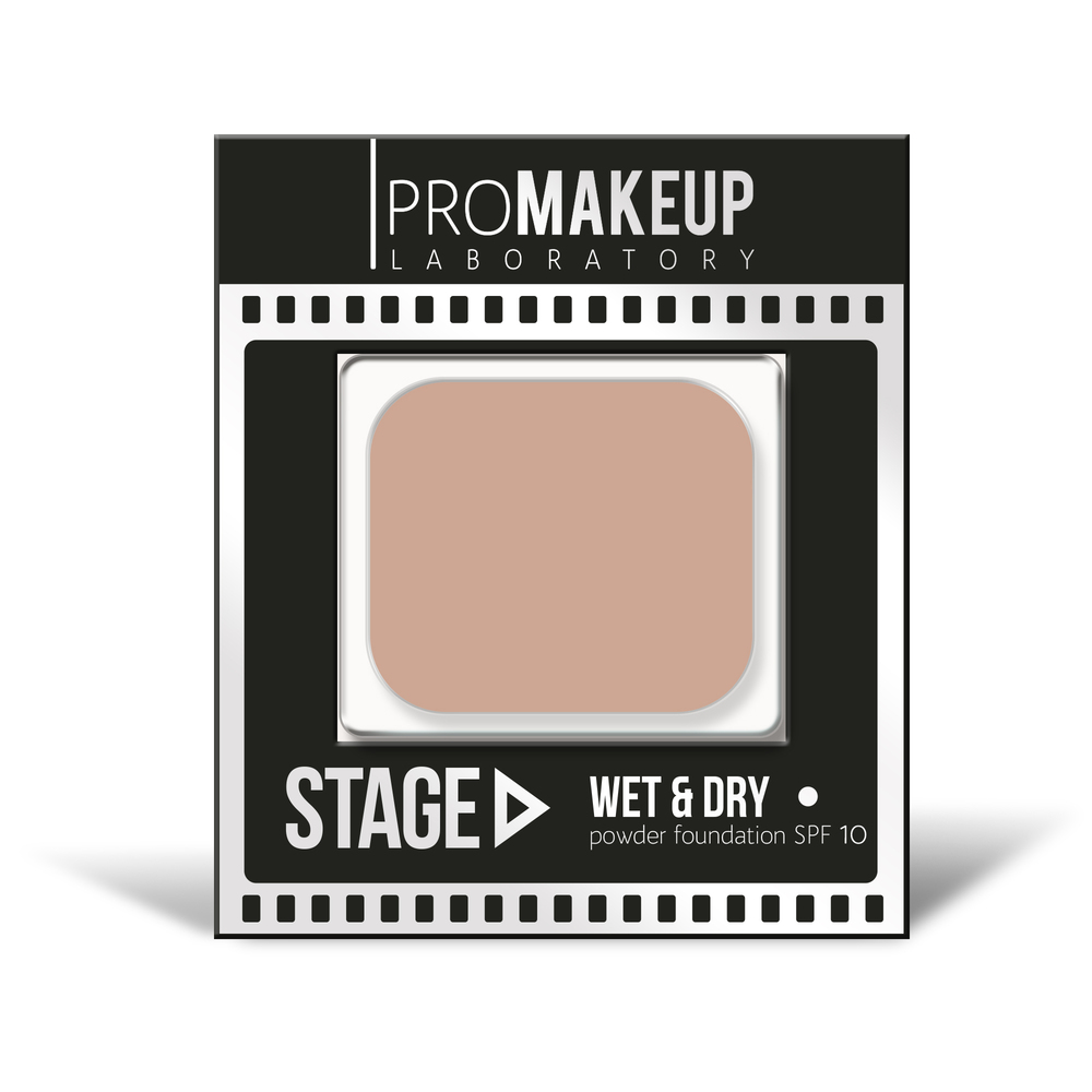 

Стойкая крем-пудра 2 в 1 PROMAKEUP STAGE "WET & DRY" S14 Песочно-розовый, холодный