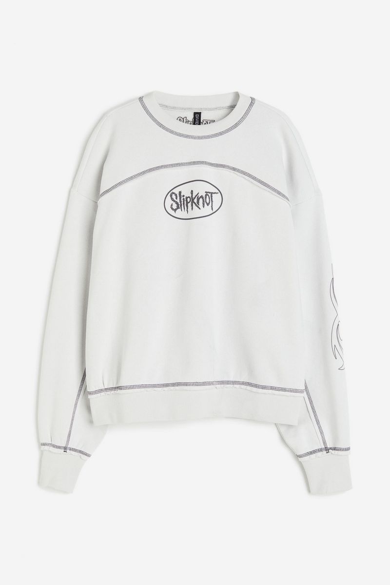 

Свитшот женский H&M 1198281 серый L, 1198281