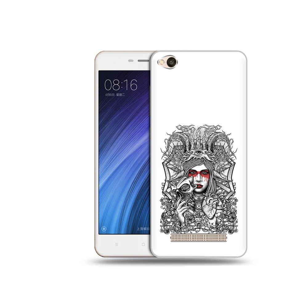 

Чехол MyPads Tocco для Xiaomi Redmi 4A грусная девушка (PT46130.318.302), Прозрачный, Tocco