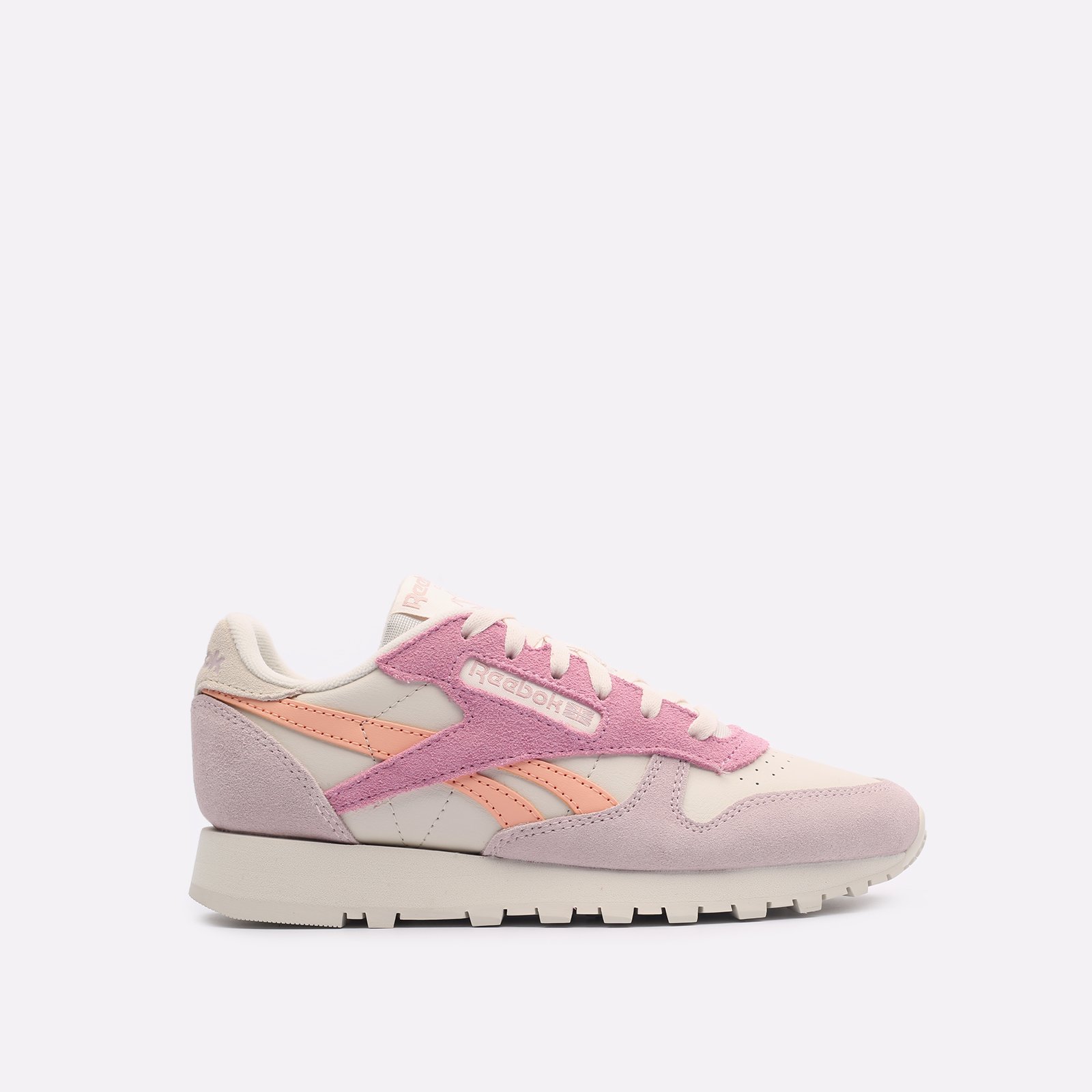 

Кроссовки женские Reebok Classic Leather бежевые 7 US, Бежевый, Classic Leather