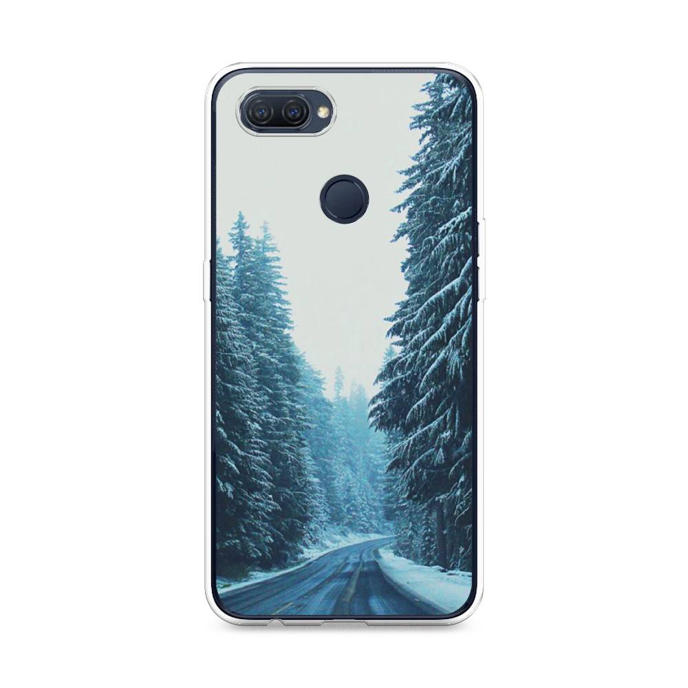 

Чехол для Oppo A12 "Зима 9", Бежевый;голубой;черный, 253450-2